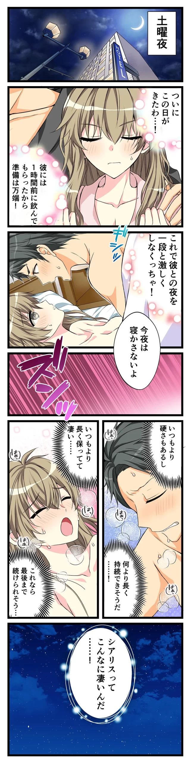 シアリスを飲んだ効果をマンガで解説 画像3 シアリスを飲んだ効果をマンガで解説 画像3