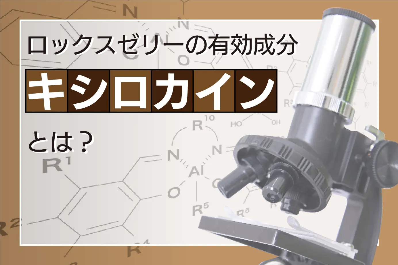 塗って使う早漏治療薬ロックスゼリーの有効成分とは?