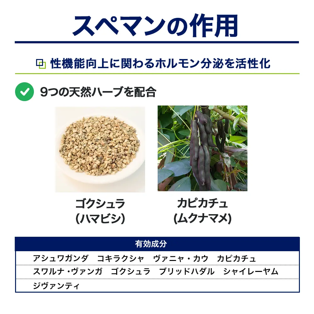 ED治療薬・勃起（ボッキ）薬のおすすめ人気商品ランキング４位：スペマン　効果画像