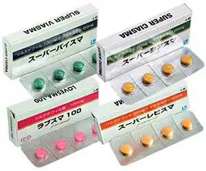 不感症治療薬人気ランキング2位:ED治療薬3種スーパーセット+ラブスマ 商品画像