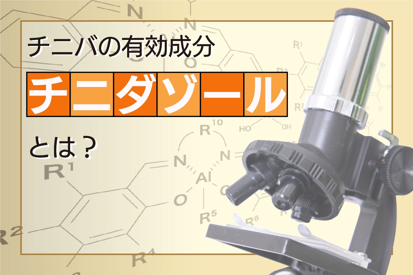 チニバの有効成分チニダゾールについて