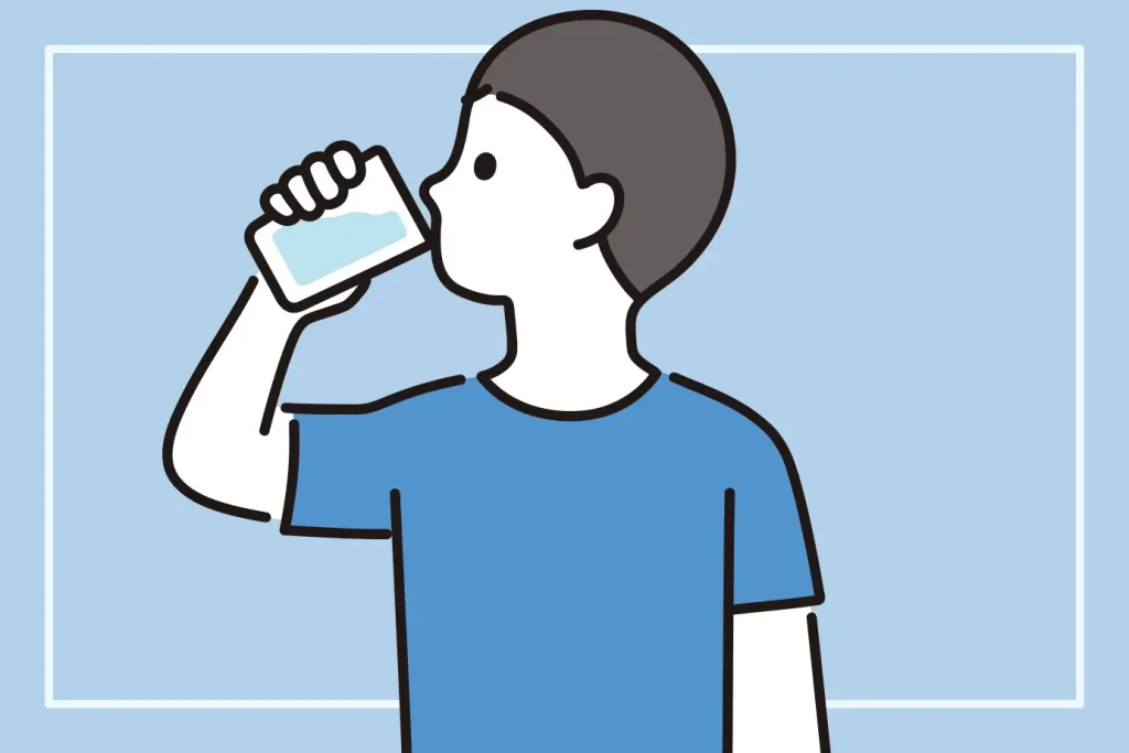 二日酔いで頭が痛い時にまず行うべき効果がある対処方法の見出し画像