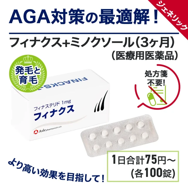 フィナクス+ミノクソール(各100錠)