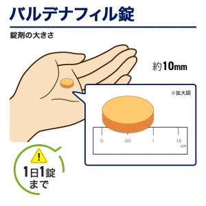 バルデナフィル錠画像7
