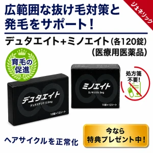 デュタエイト+ミノエイト（各120錠）画像1